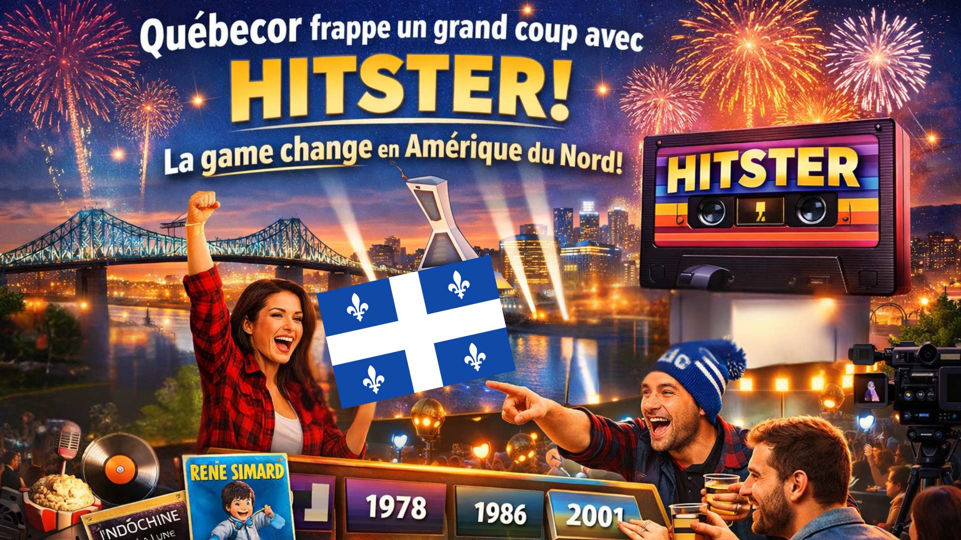 Québecor frappe un grand coup avec Hitster : La game change en Amérique du Nord!